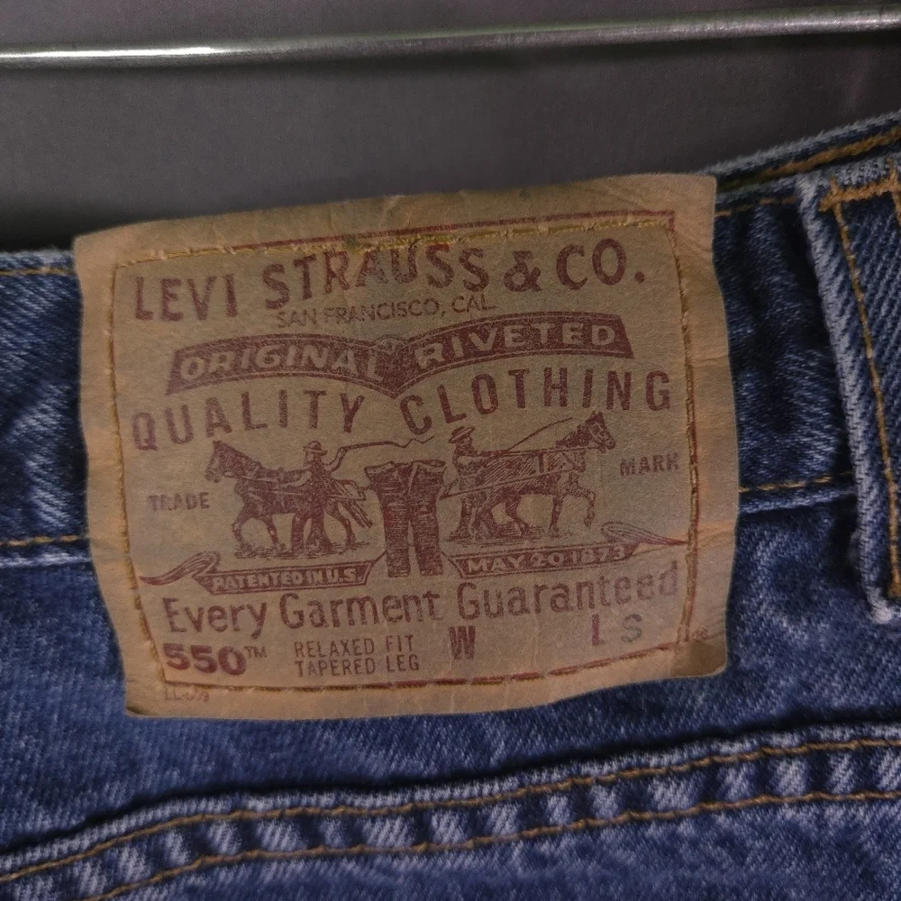 Levi's 550 Relaxed Fit Tapered Leg Mom Jeans Size 12 Misses Vtg 90s‎ Made in USA